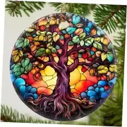 Tree of Life Christmas Ornament - Tree of Life Ceramic Ornament - Tree-s030