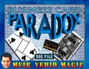 BUSINESS CARD PARADOX BY BOB PAGE & MEIR YEDID MAGIC TRICK PUZZLE ILLUSION SHOW