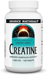 Source Naturals Creatine 1000mg, 100 Tablets