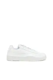 [Diesel] Diesel - S-Tracker-D-Silicone-dipped leather sneakers - Sneakers - Man - White 43 White