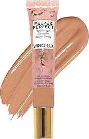 Winky Lux Peeper Perfect Under Eye Concealer, Makeup & Eye Brightener, Full Coverage Concealer for Dark Circles, Color Corrector & Eye Primer, With Collagen, Hyaluronic Acid & Vitamin E (Medium Deep)