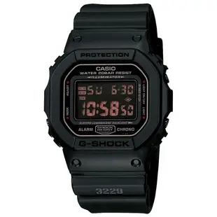 G-SHOCK原廠錶帶/DW-5600MS/DW-5600E 錶帶/消光黑(DW-5600全系列適用，不包含手錶)