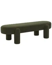 Safavieh Couture Laurence Corduroy Bench