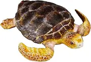 CollectA Sea Life Loggerhead Turtle Toy Figure - Authentic Hand Painted Model