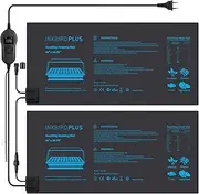 INKBIRDPLUS Seedling Heat Mats with Thermostat Digital, 30W Waterproof Heating Pads 52.7x25.4 cm, Plant Heating Mat for Seed Germination Greenhouse Propagation Hydroponic Reptile Warmer Incubation