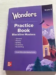 Wonders Grade 5 National Practice Paperback Mcgraw Hill Workbook Purple