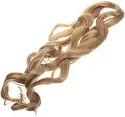 SAFIGLE Curly Braiding Hair Wig Synthetic Pre Stretched Extensions for Women Easy to Braid Comfortable Fit for Stunning Hairstyles