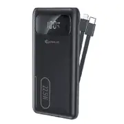 Sansai Power Bank 10000mAh 22.5W w/ LED Display 14x7 cm Assorted