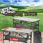 Camping Table Roll Up Folding Portable Aluminium Outdoor BBQ Desk Picnic 120CM