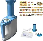 Digital Grain Moisture Analyser, Portable Moisture Tester for 35 Grains, with Moisture, Weight, Volumetrie,Temperature Measurement, Smart Grain Moisture Teste for Farmers Food Processors & Traders