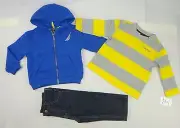 Nautica Baby boys set, 3-Piece Hoodie, Tee & Pants Set - 3/6,6/9,12months
