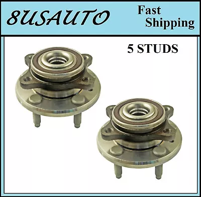 FRONT Wheel Hub Bearing Assembly Fit FORD FIVE TAURUS & TAURUS X 2008-2009 PAIR (for: Ford)
