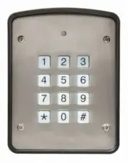 DOLKWP300318 Dual Frequency 300/318 MHz Gate Opener Lighted Wireless Keypad