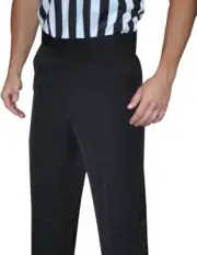 SMITTY | BKS-287 | 4-Way Stretch Flat Front Official's Pants | Slash Pockets