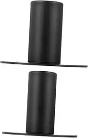 2pcs Speaker Stage Seat Support Plugs Holder Stands Sound Dual Angled Pole Monitors Boombox Speakers Center Speaker Mount Channel Microphone Stand Speaker Stand Black Iron