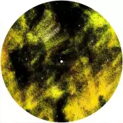 Slipmat Slip Mat Felt 12" Turntable LP DJ Record Player TEXTURE YELLOW AND BLACK