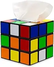 getDigital Magic Cube Tissue Box Cover - Decorative Holder for Square Tissue Boxes with a Secure Magnetic Lock - 14 x 14 x 14 cm
