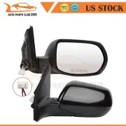 For 2012-2016 Honda CR-V Manual Fold Power Black Heated LH & RH Side Mirrors
