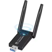 1300Mbps USB 3.0 Wireless WiFi Receiver Bluetooth Adapter 5GHz Dual Band Dongle