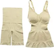 Body Shapewear Women V-Neck Shapewear Set Bodyshapers High Waist Panties Butt Lifter Slimming Underwear