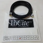 InCite by Signature Wire HDMI Cables High Quality Brand New Gold Tip 10Ft