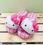 【震撼精品百貨】HELLO KITTY 凱蒂貓~三麗鷗 HELLO KITTY 夾腳室內拖鞋-桃格#11417