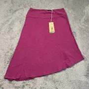 prAna Jacinta Skirt Women’s Size XS Vivid Viola Asymmetric Midi Skirt Pull On