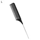 Tip-tail Comb Ingenious Good Toughness Tip-tail Hair Styling Dye Comb Black