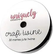 Uniquely Creative Craft Twine, Black, 30 Meter