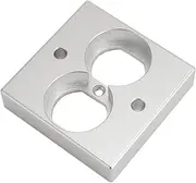 HiFi Sound Speaker Terminal Panel, Speaker Connectors, 86 Type Wall Aluminum Alloy Hole Punch Installation, Binding Post Panel Accessories