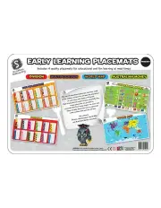 [Scribbles Stationery] Primary Early Learning Educational Placemats 4 Pack