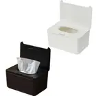 Flip Snap Desktop Wipes Dispenser Reusable Paper Wipe Holder Vanity