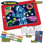 KIDS CHILDREN LED LIGHT DRAWING BOARD / MAGIC WRITING PAD WI