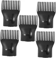 Generic 5pcs Hair Dryer with Comb Hair Comb Diffuser for Hair Blowdryer Hair Dryer for Curly Hair Diffusers Blow Dryer Curly Hair Diffuser Hair Dryers Comb Attachments Pik Black Pa(nylon)
