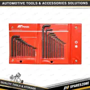 25 Pcs of PK Tool Tamper Star & Star Key Set - 13x Short Keys & 12x Long Keys