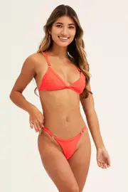 Red Bikini Two Piece - Size L, Women's Bikini