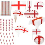 2026 England Flags World Cup Football Sports Games Decorations Tableware Set