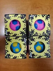 4 Pack: Schylling Atomic Nee Doh Squeeze Stress Ball Pink/Blue/Yellow NEW E10F