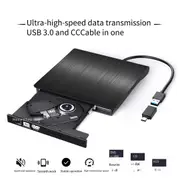 USB 3.0 DVD burner external optical drive type c connection
