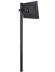 Atdec Spacedec POS Display Pole 1150mm long 42mm diameter pole with one display