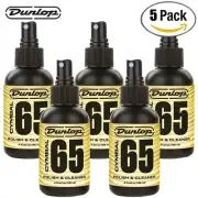5-PACK Dunlop 6434 Formula 65 Cymbal Polish and Cleaner Spray 4 FL OZ