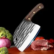 Cleaver Knife for Meat Cutting & Vegetable | 4CR13 Stainless Steel Sharp Chinese Chef's Knife for Home, Kitchen, Restaura or Outdoor Cooking | Best for Chopping, Slicing, Cutting