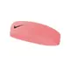 Nike 頭帶 Headband Swoosh 粉紅 黑 毛巾布 髮帶 籃球 【ACS】 N000154467-7OS