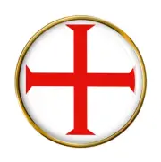 Knights Templar Cross Pin Badge