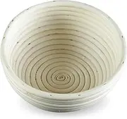 Frieling Premium Brotform Round Bread Proofing Basket, 7", Natural Cane