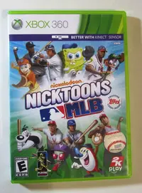 在飛比找Yahoo!奇摩拍賣優惠-XBOX360 尼克卡通 MLB 英文版 Nicktoons