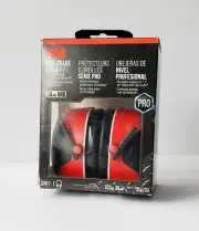 3M Pro-Grade Earmuffs 30 dB NRR Red Adjustable Headband Cushioning NEW IN BOX