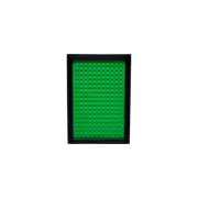 Brick Wall Desktop Display Baseplate - 3 Sizes, 20 Colors (Light Green Small)