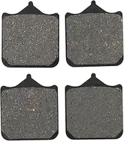Motorbike Brake Pads Motorcycle Front And Rear Brake Pads Organic Brake Pads Suitable For Be&ne-lli TRK502 TRK502X TRK 502 Le&on-cino 500 BJ500 BJ500GS-A BJ 500 BJ500GS Motorbike Disc Brake Pad (Colo