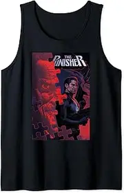 [Marvel] The Punisher Jigsaw In Bagalia Comic Book Cover Tank Top